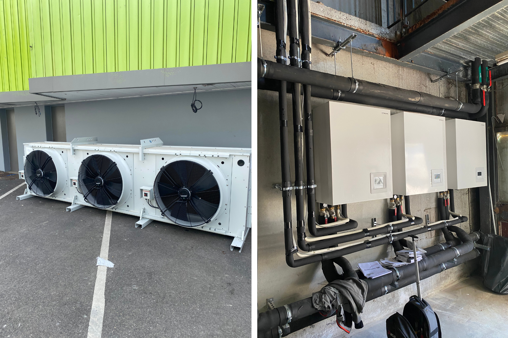 Installation centrale CO₂